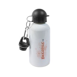 Toon details voor AluSub Drinkfles 400 ml. wit - bidon inclusief dop Afbeelding van AluSub Drinkfles 400 ml. wit - bidon inclusief dop